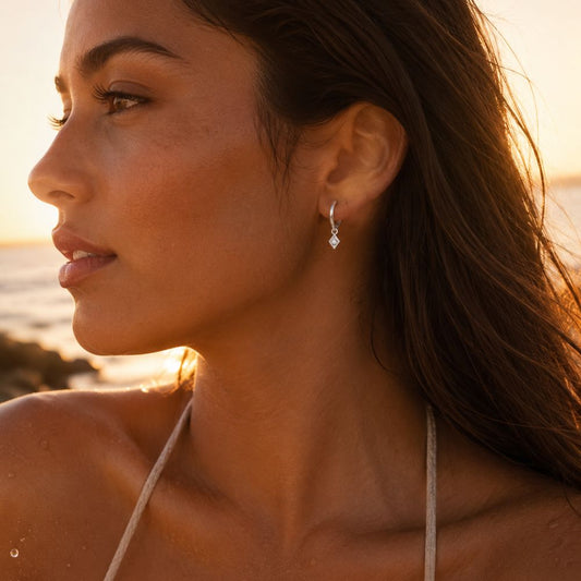 Kite Huggie Earrings