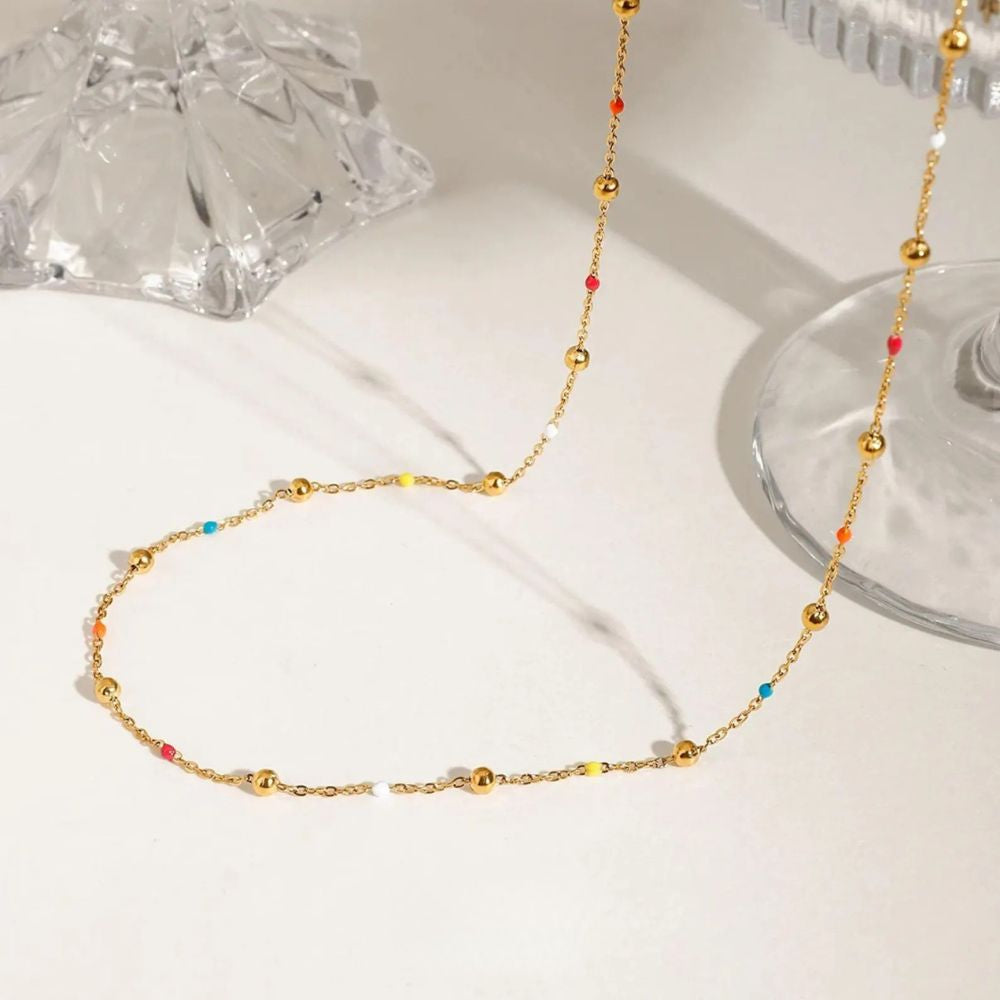 Beaded Choker Necklace