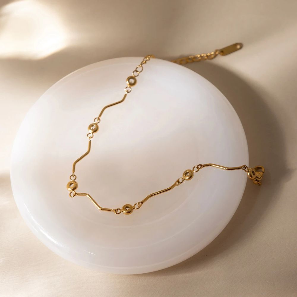 Gold Wave Bracelet