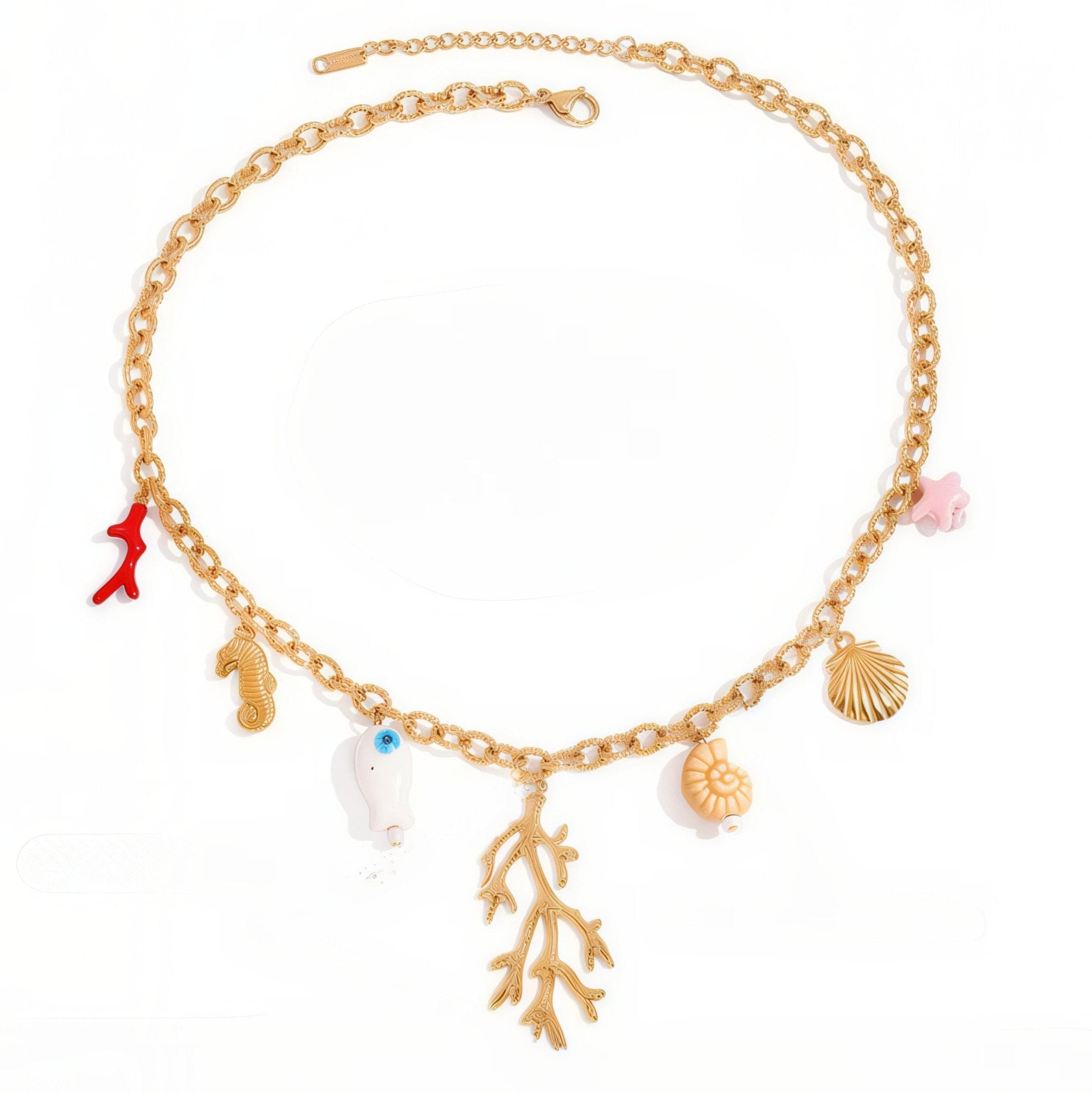 Coral Coast Charm Necklace