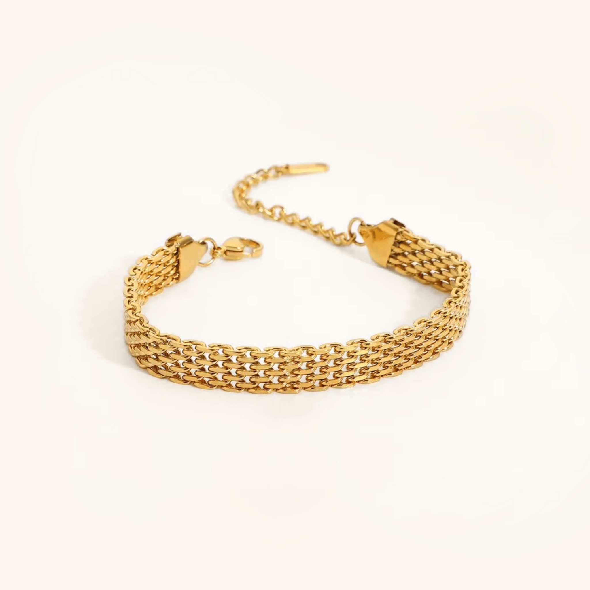 Layered Gold Chain Bracelet - Waterproof 18k Gold plated Jewelry