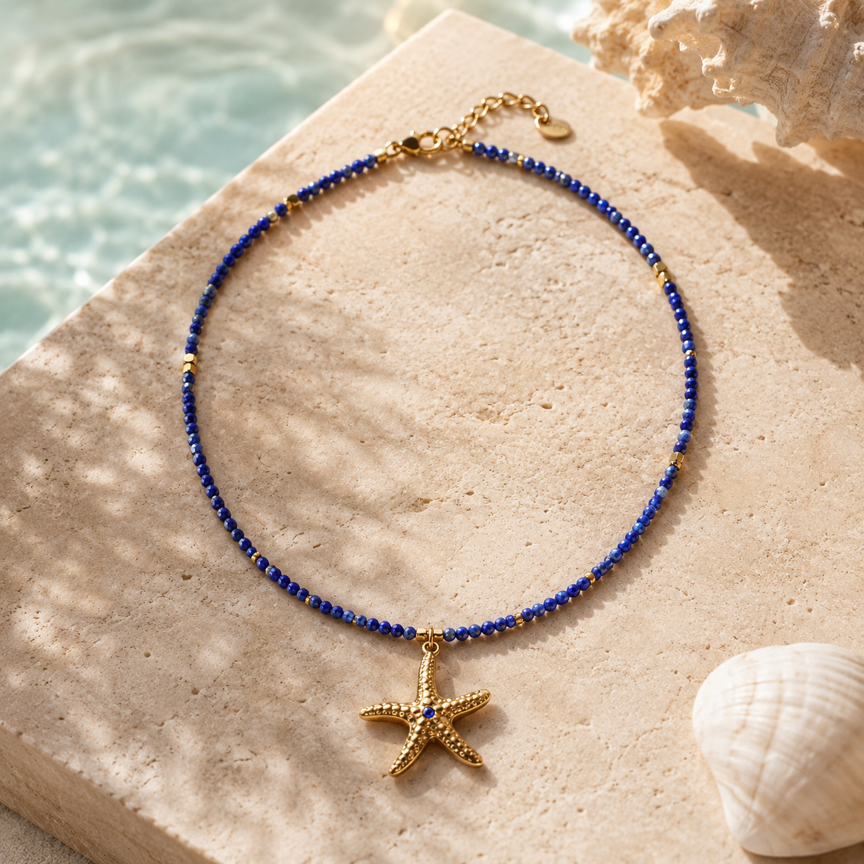 Starfish Beaded Necklace