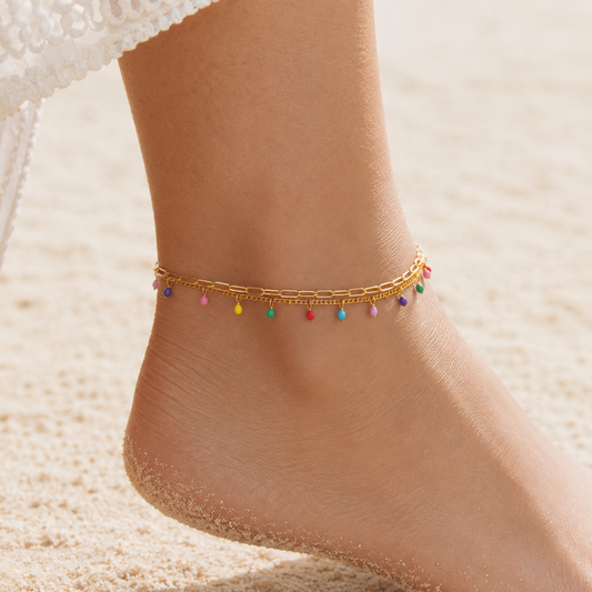 Colorful Beach Anklet