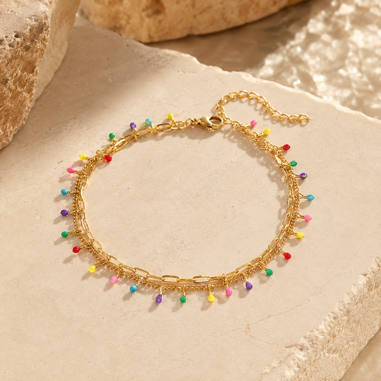 Colorful Beach Anklet