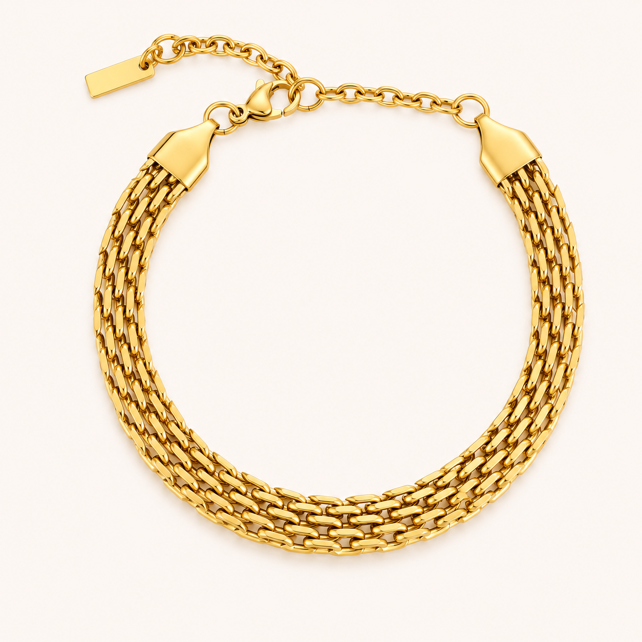 Multi-Strand Chain Bracelet