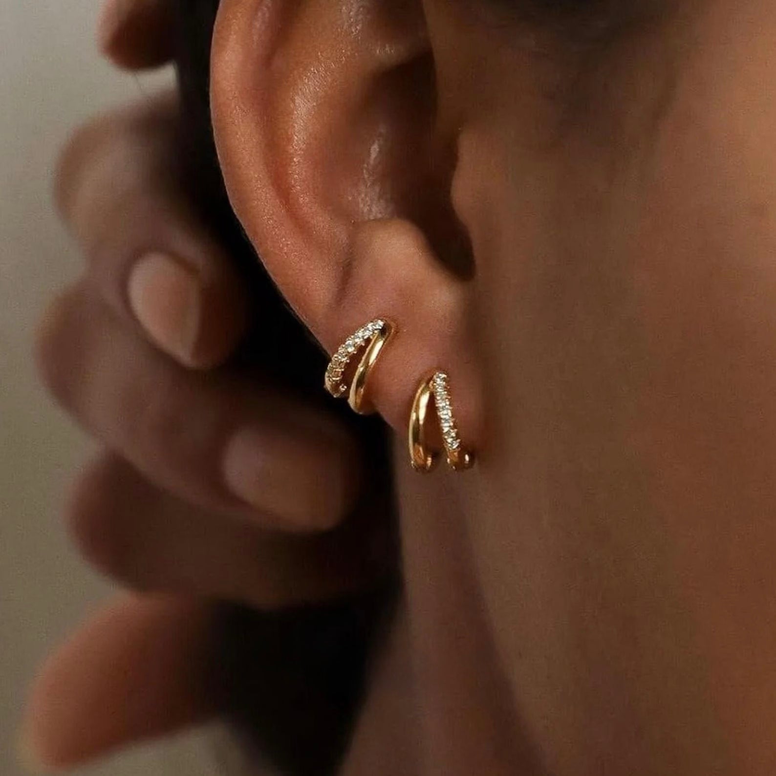 Double Hoop Earrings