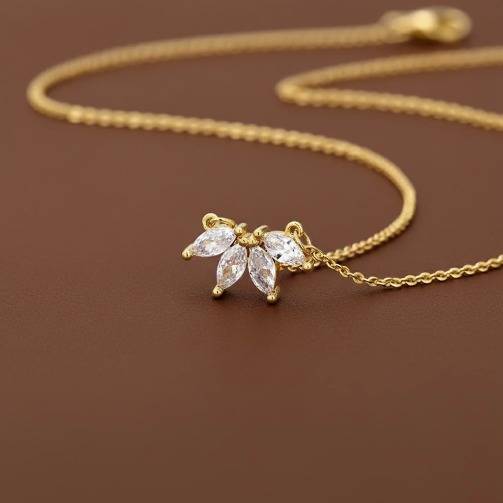 Gold Flower Necklace