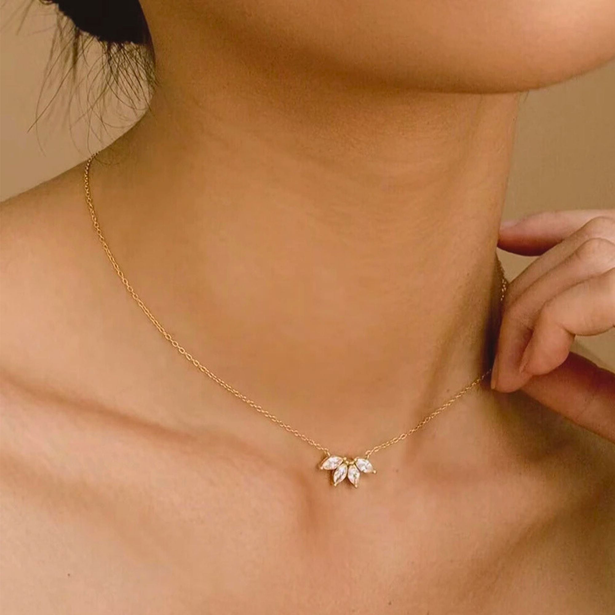 Gold Flower Necklace