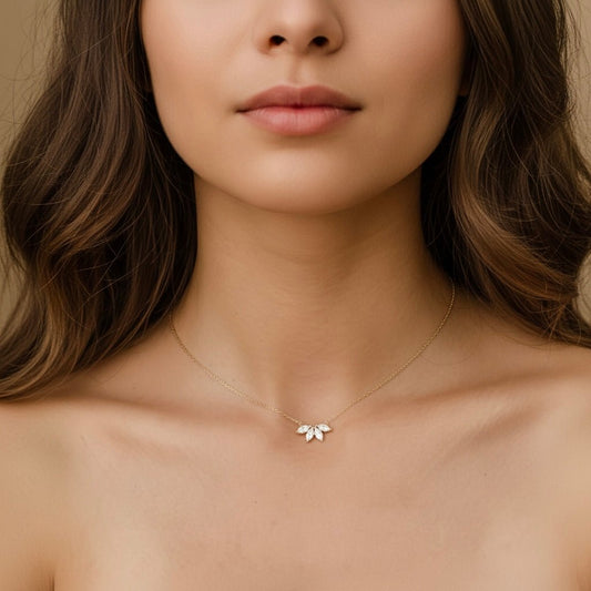 Gold Flower Necklace