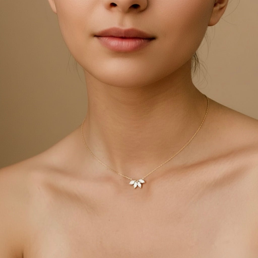 Gold Flower Necklace