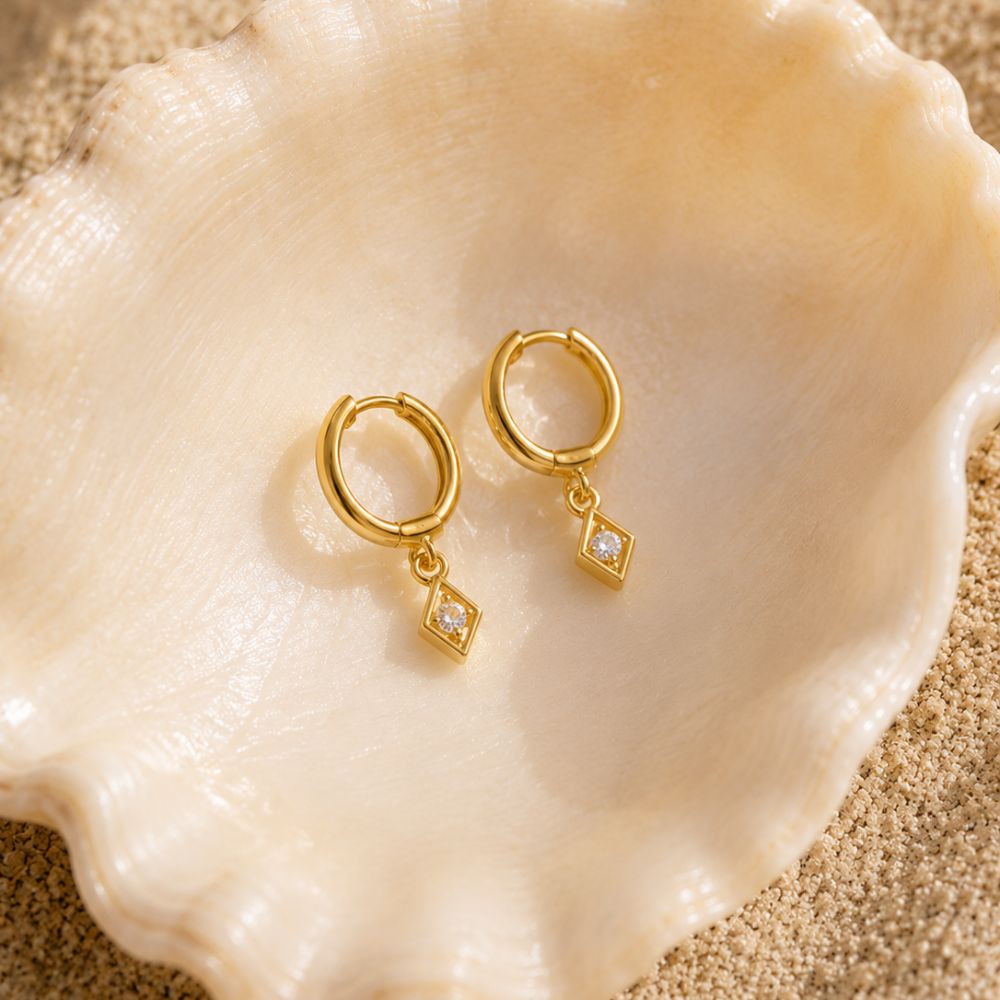 Kite Huggie Earrings