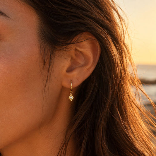 Kite Huggie Earrings