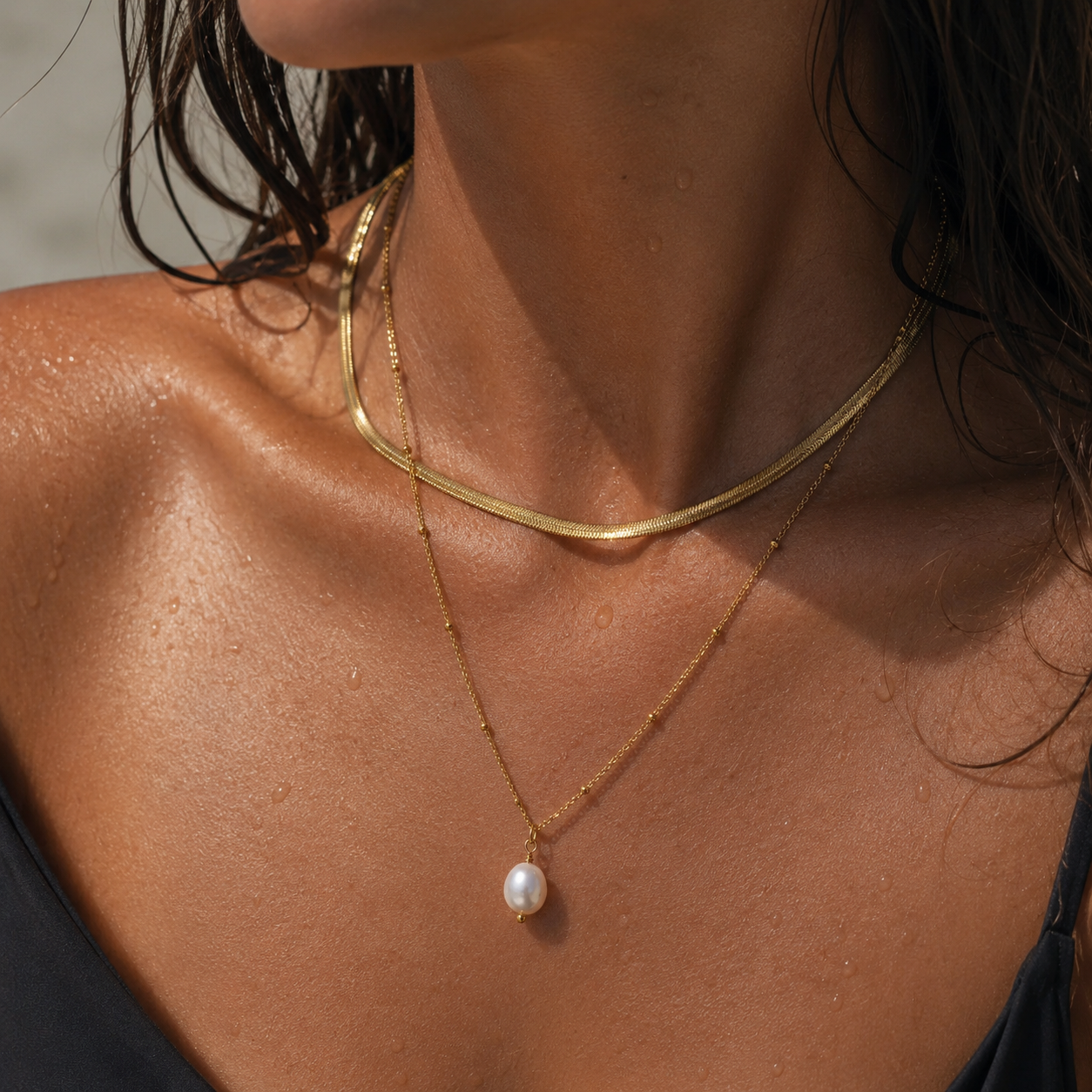 Golden Layered Necklace